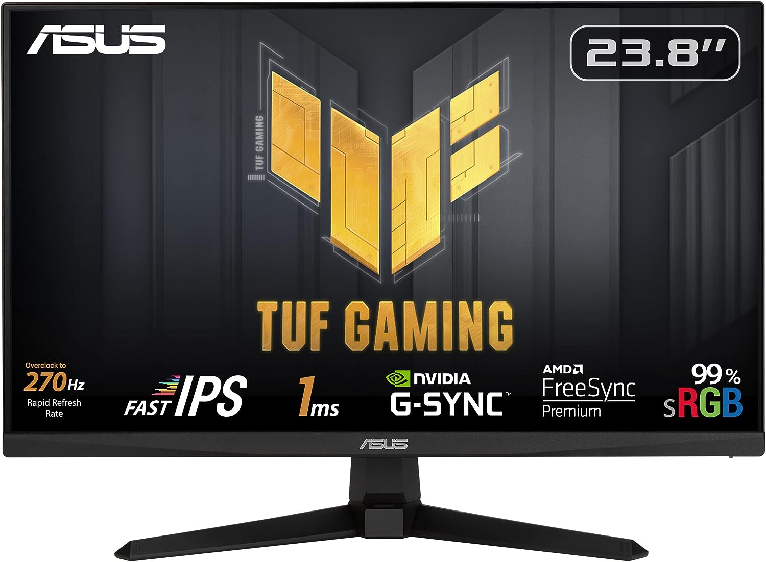 ASUS TUF Gaming VG249QM1A 24 inch FHD IPS 270 Hz Gaming Monitor ASUS TUF Gaming VG249QM1A 24 inch FHD IPS 270 Hz Gaming Monitor